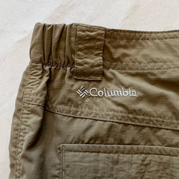 COLUMBIA Men’s Nylon Cargo Shorts, Tan, Size 36/10 - Picture 5 of 6